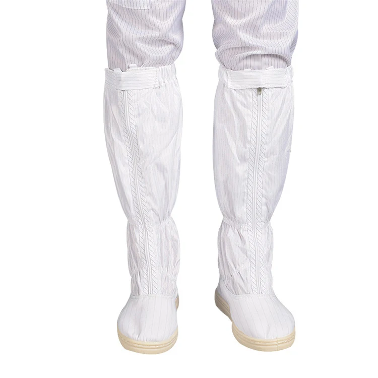 Factory direct supply high quality cleanroom booties esd cleanroom shoes