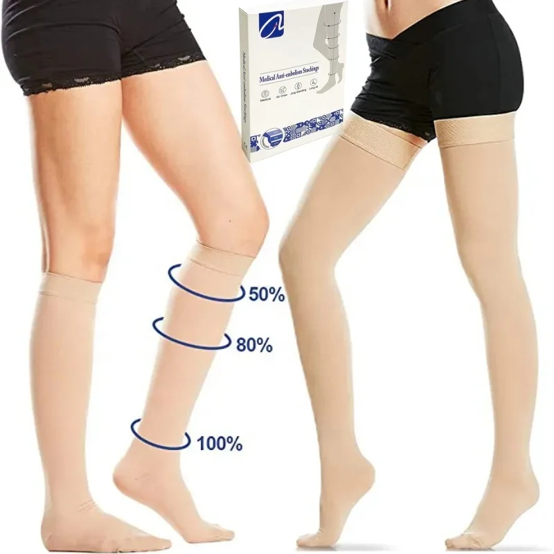 CCL 3 34-46mmHg 30-40mmhg закрытый палец бедра-Hi варикозное расширение вен компрессионные чулки Градуированные