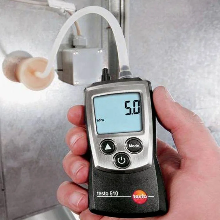 
High Quality Handheld Testo 510 Differential Pressure Gauges Pressure Measuring Instrument 