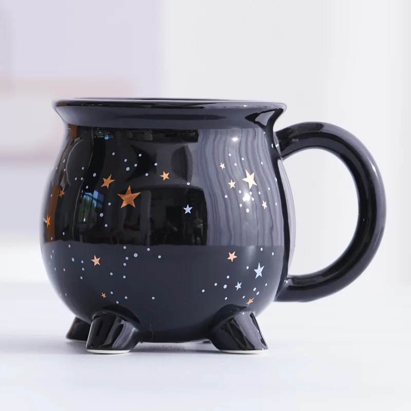 OEM ODM Custom Hand Painted Handmade Halloween Cup Ceramic Fall Witches Brew Mug