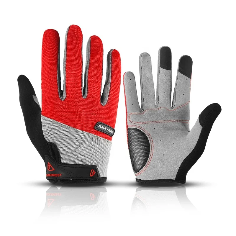 Touch-Screen Breathable Palm Guard Absorb Sweat Riding Cycling Bike Gloves