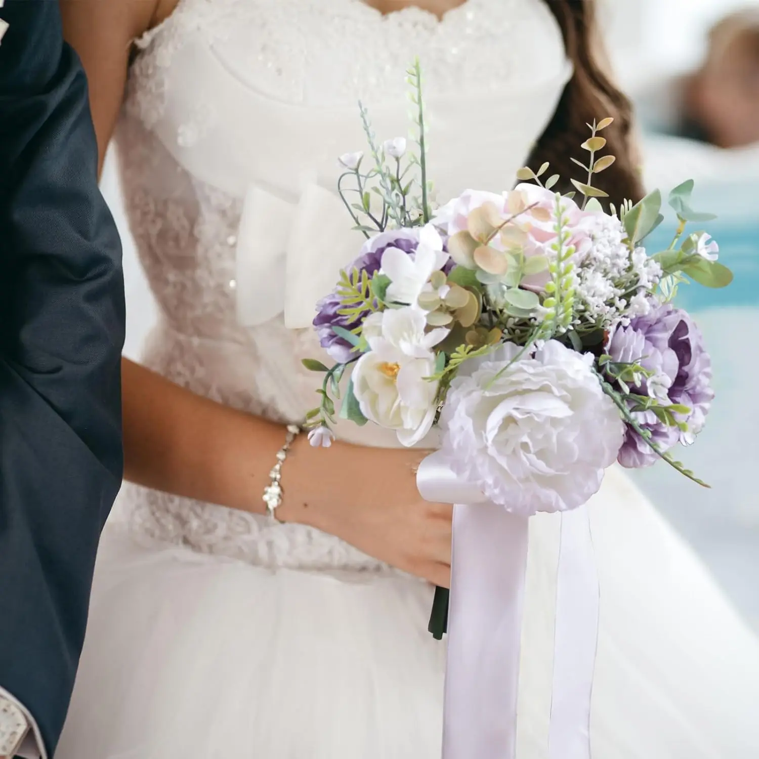 Wedding Bouquets for Bride Bridesmaid bouquet de mariage Artificial Roses Flowers Wedding Home Decoration
