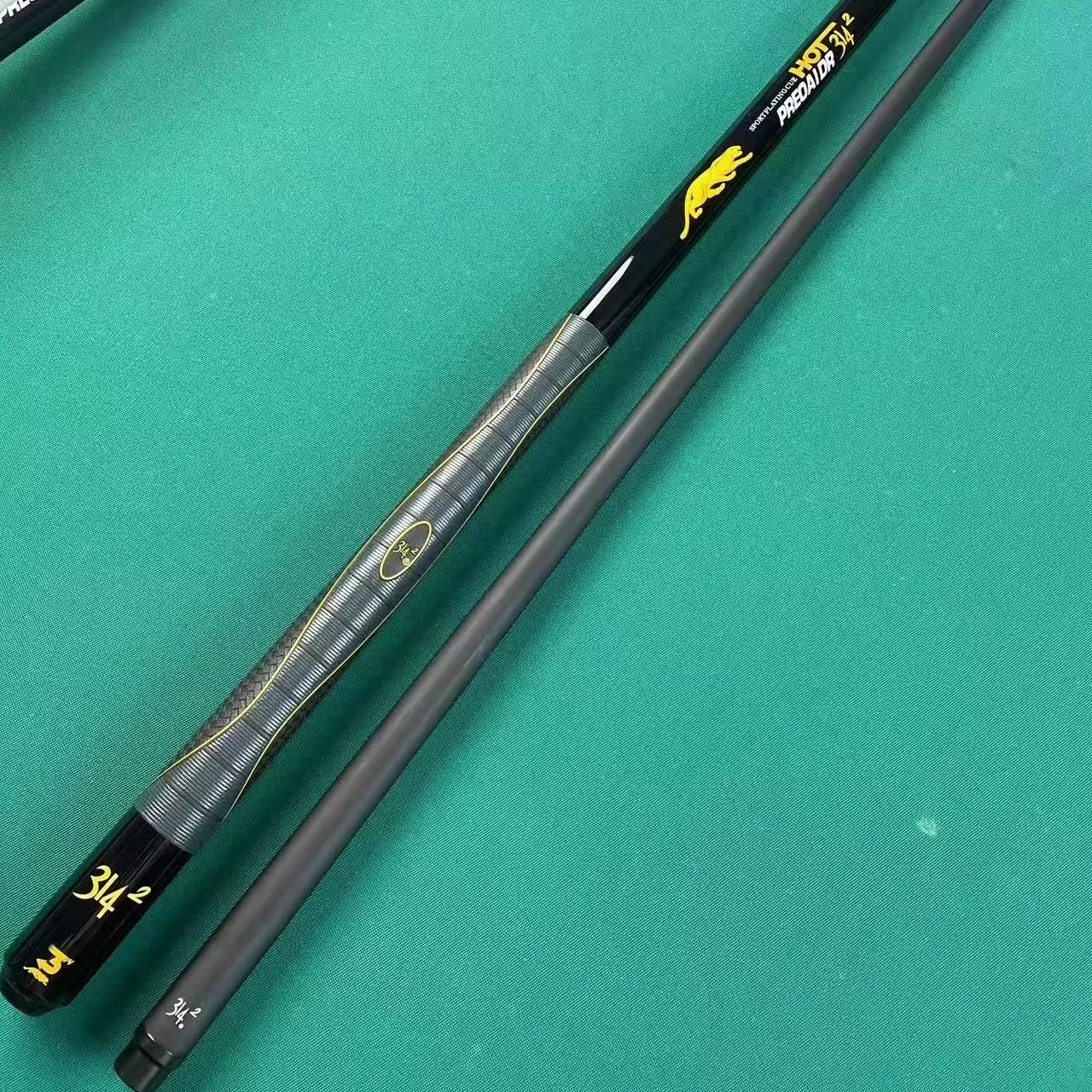 Manufacturers Black Technology Carbon Fiber  Billiard Pool Cue Carbon Fiber Shaft 13mm Tip Size