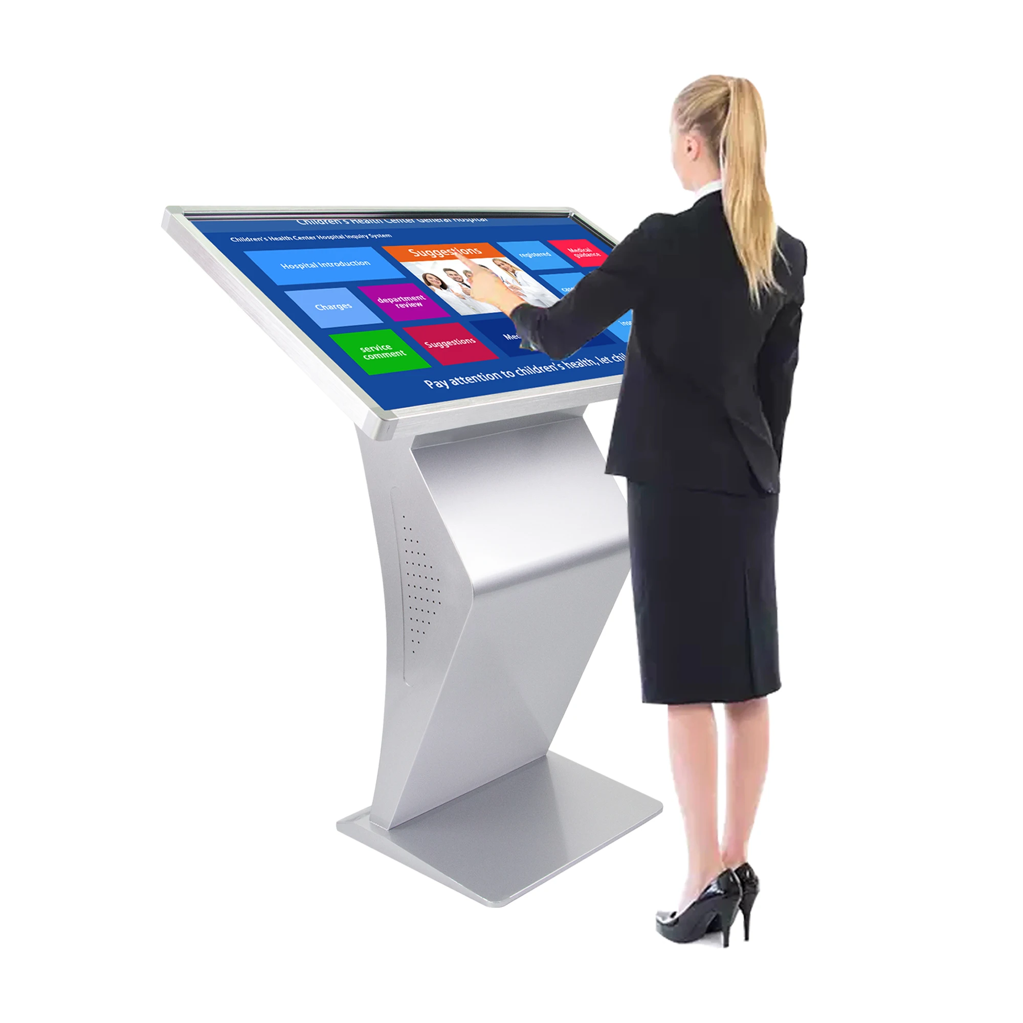 21 5 Дюймов емкостный сенсорный экран монитор Digital Signage Ресторан меню киоск производитель запрос информационный