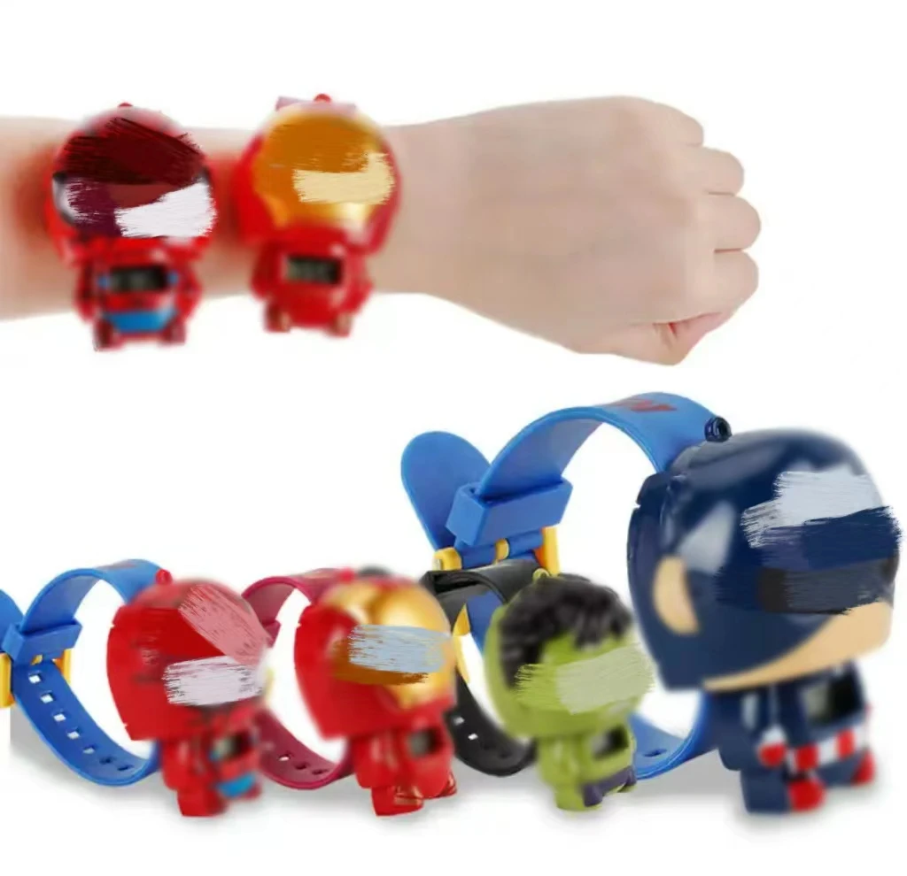 Kids Spiderman Watch Boy Girl Christmas Gift Digital Watch 3D Cartoon Kids Morphing Watch Baby 3-15 years old toy kids boy