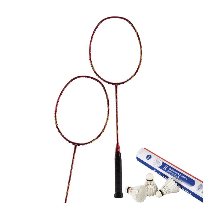 Original High-tension Badminton Racquet LingMei Badminton Racket 100% carbon without string