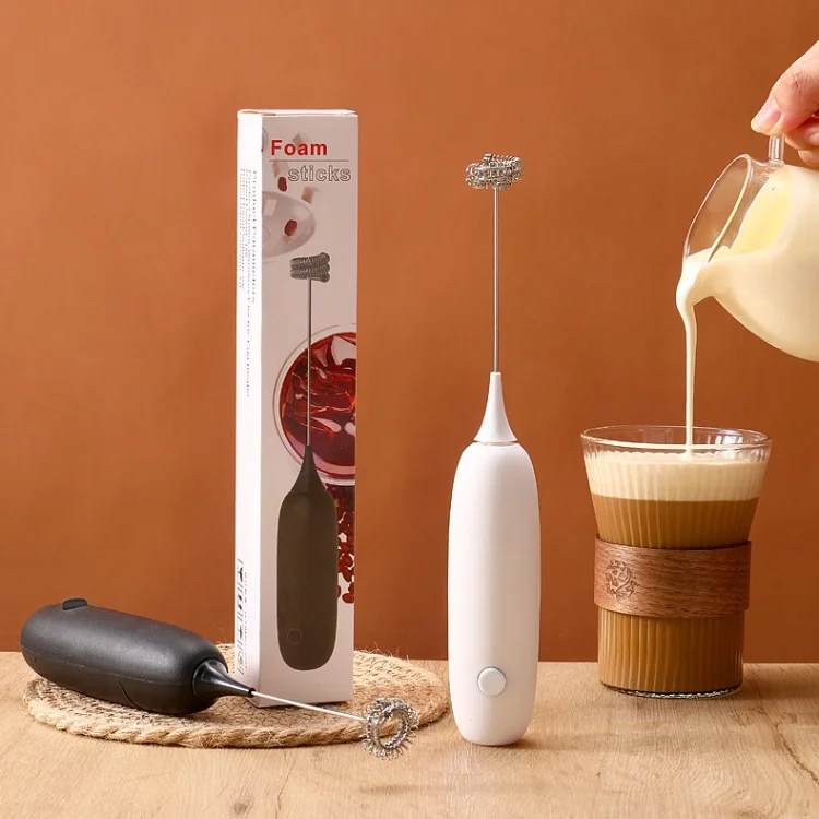 Hot Electronic Mini Portable Rotary Mixer Powerful Battery Drinks Coffee Hand Milk Frother