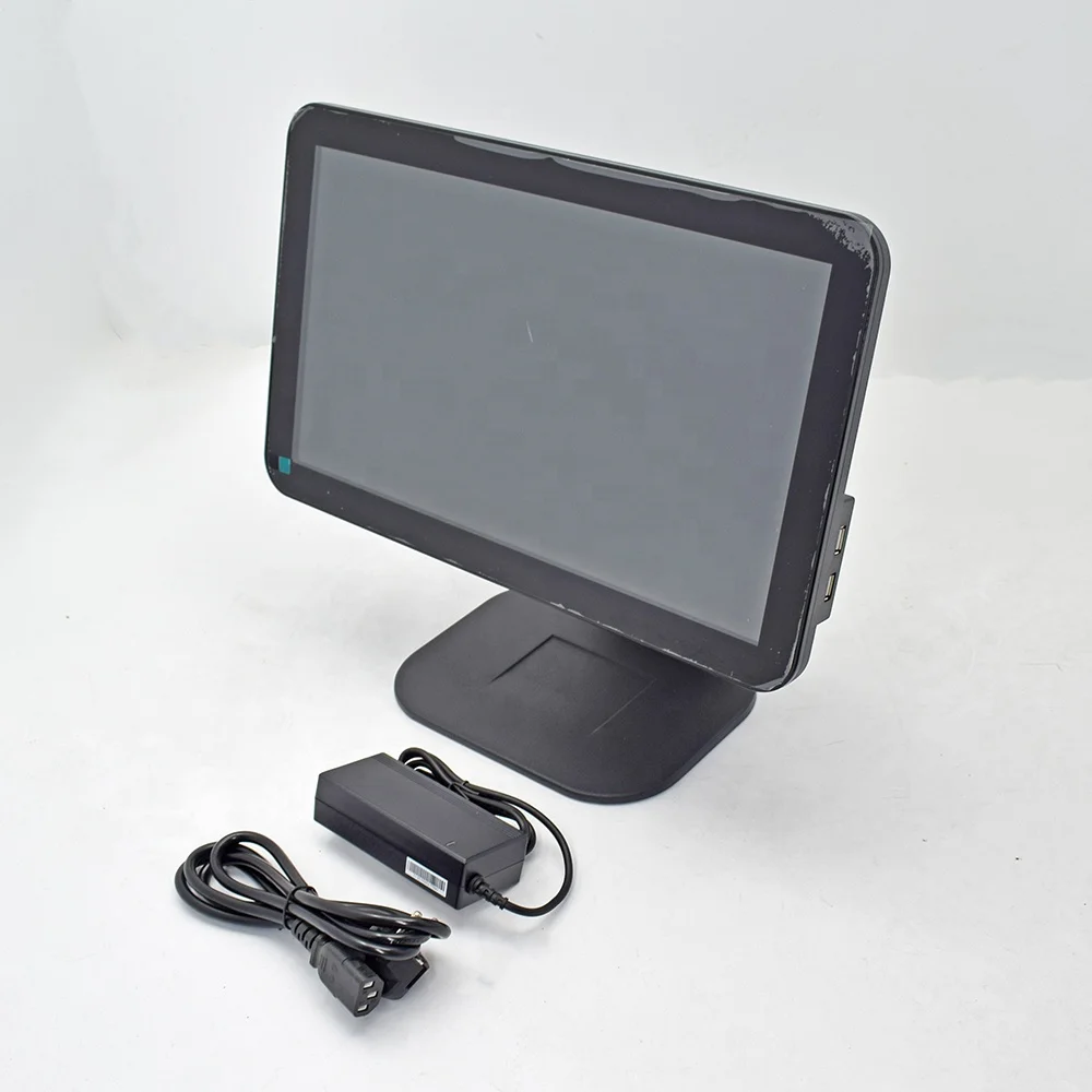 Single screen 15.6 inch window  PC kiosk 2K touch screen VGA USB port pos terminal cash register all-in-one sale pos systems