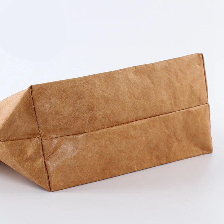 ECO Friendly Material Custom Logo Reusable Shopping Bags Light Dupont Paper Tyvek zipper Bag