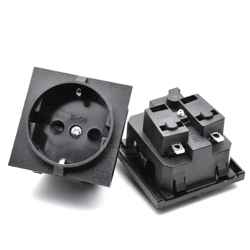 German Eu Standard Circular Ac Socket Ac-03 16a 250vac Ac 03 Power Socket