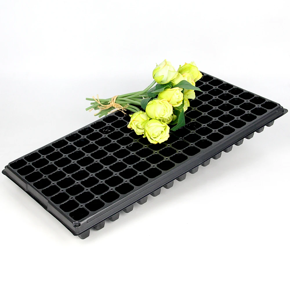 128 Cells Seed Plant Germination Vegetables Flower Growing Tray Garden Seedling Nursery Trays