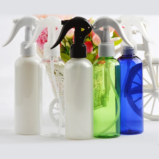 Hengjian 200ml cosmetic plastic hair care trigger spray bottle with fine mist sprayer for perfume and mousse