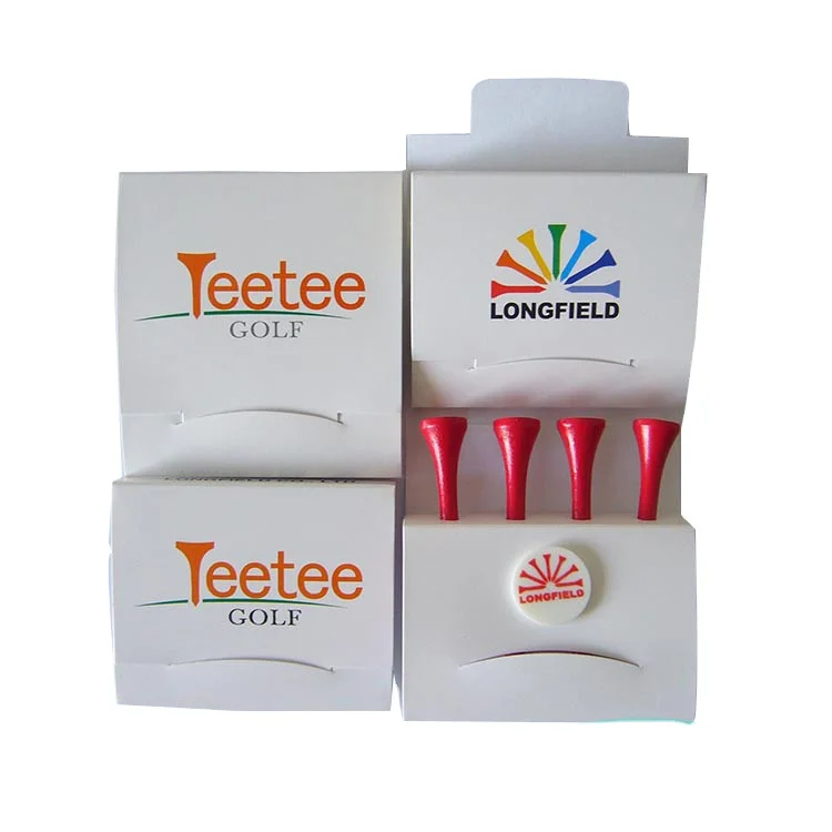 
hot sale personalize clamshell package golf tee 