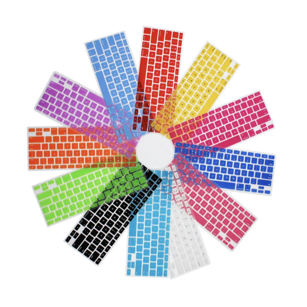 Custom Language Printing US Version for Macbook 11 13 16 inches Laptop Silicone Keyboard Cover Film