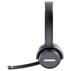 Premium OEM ODM Bluetooth Wireless Noise Reduction Call center Conference Office Headset Long Play Time ANC Earbuds Headphone