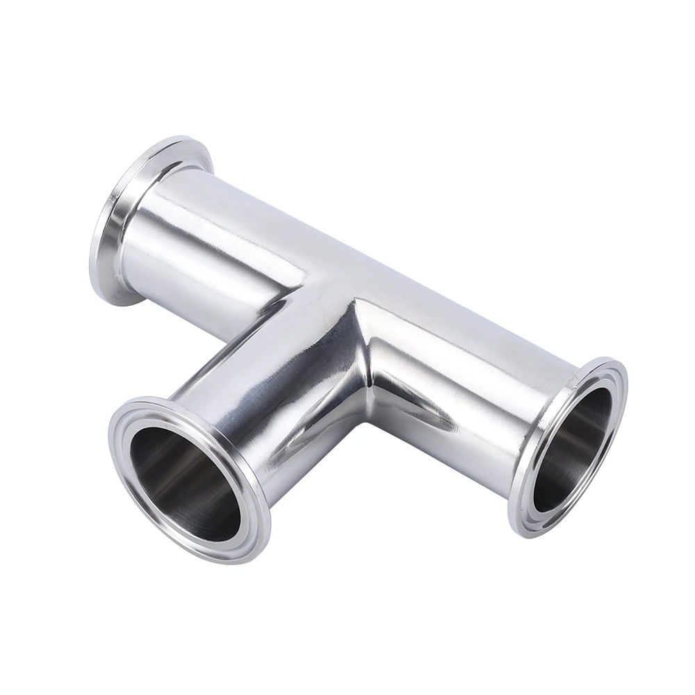 Factory Sanitary Stainless Steel Equal Tee 1.5 Inch Tri-clamp Tee For Sale
