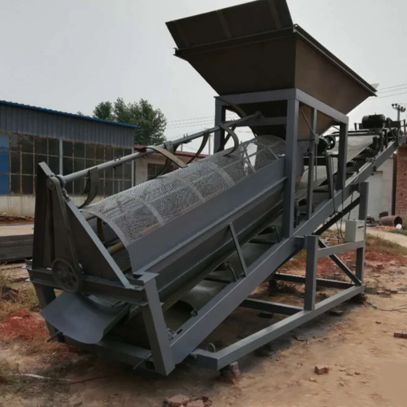 High Performance Industrial Mining Machinery Rotary Drum Sieving Conveyor Machine For Sand Stone Mineral