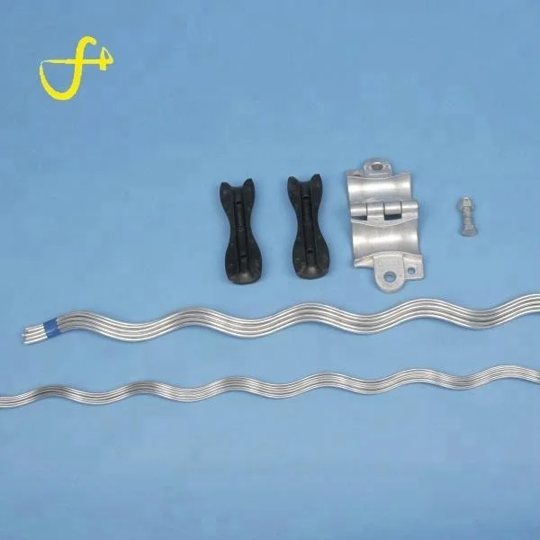 ADSS/OPGW cable suspension clamp suspension set for overhead conductor