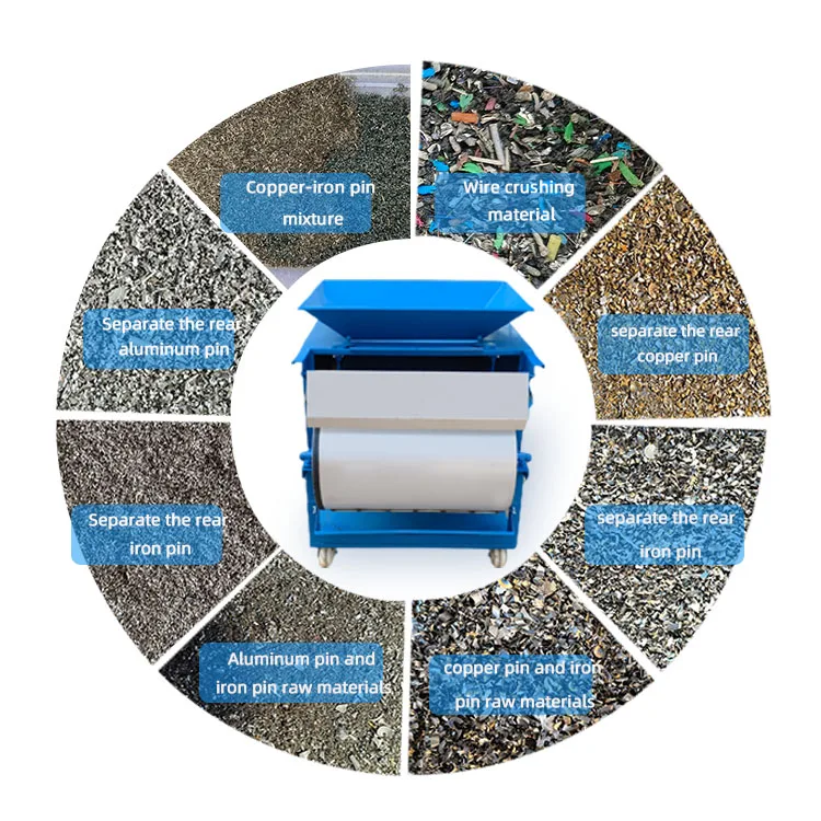 Tengbo Small iron remover permanent magnetic separator maine for ore mineral magnetic separator