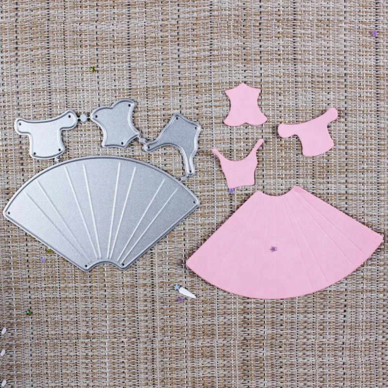 
Custom Scrapbooking & Paper Crafting Metal Curve Stencil Cut Die 