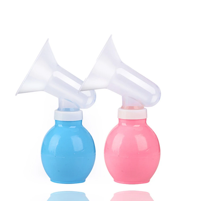 Wholesale Custom Logo BPA Free Milk Saver Baby Breastfeeding Pump Manual Silicone Breast Pump