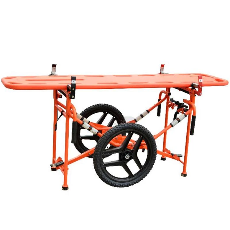 Ukraine Russia first aid applicable assist disabled patients transfer stretcher filed car with stable cushioned wheels