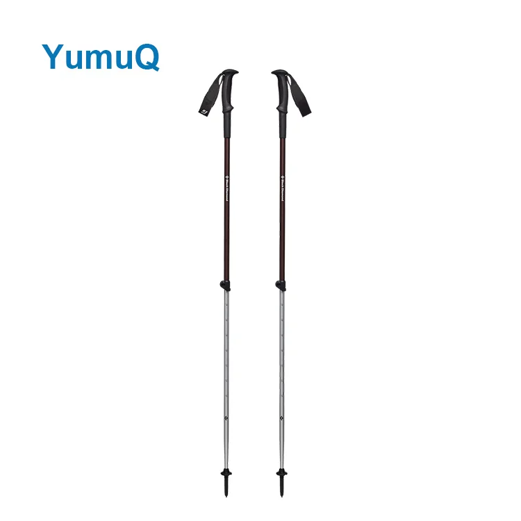 YumuQ Customized Telescopic 7075 Aluminum Trekking Poles, Collapsible Nordic Walking Sticks for Outdoor Hiking, Backpacking