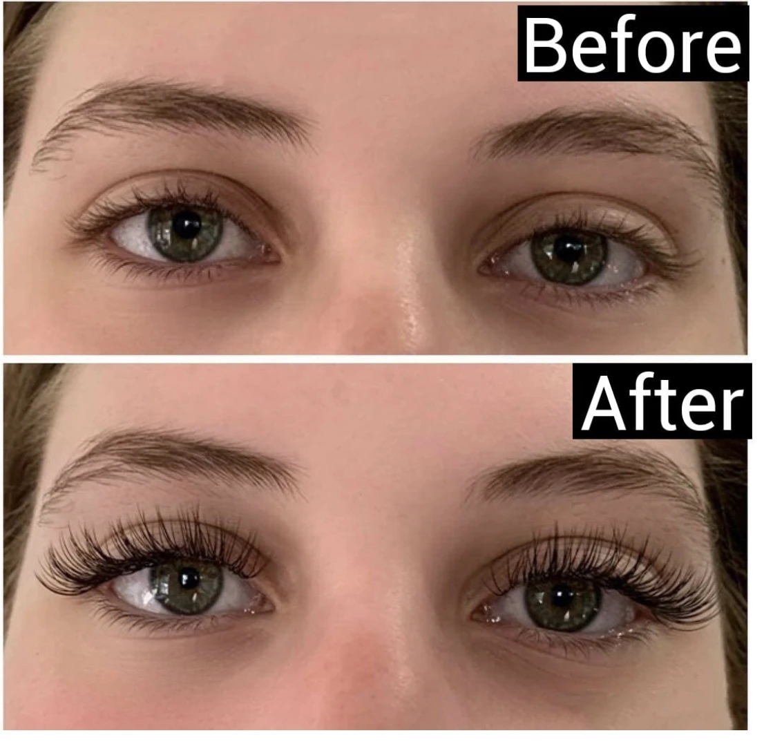 Private Label LC LD N L C B D J Curl Russian Mink eyelash Extension Premium Silk Lash Extensions