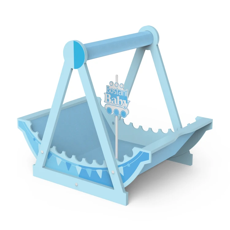 High-end Painting corsair shape wood tray for kids