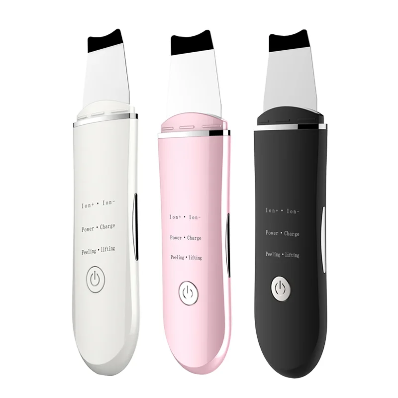2021 Hottest Sale Portable Peeling Ultrasonic Facial Rechargeable Face Skin Scrubber