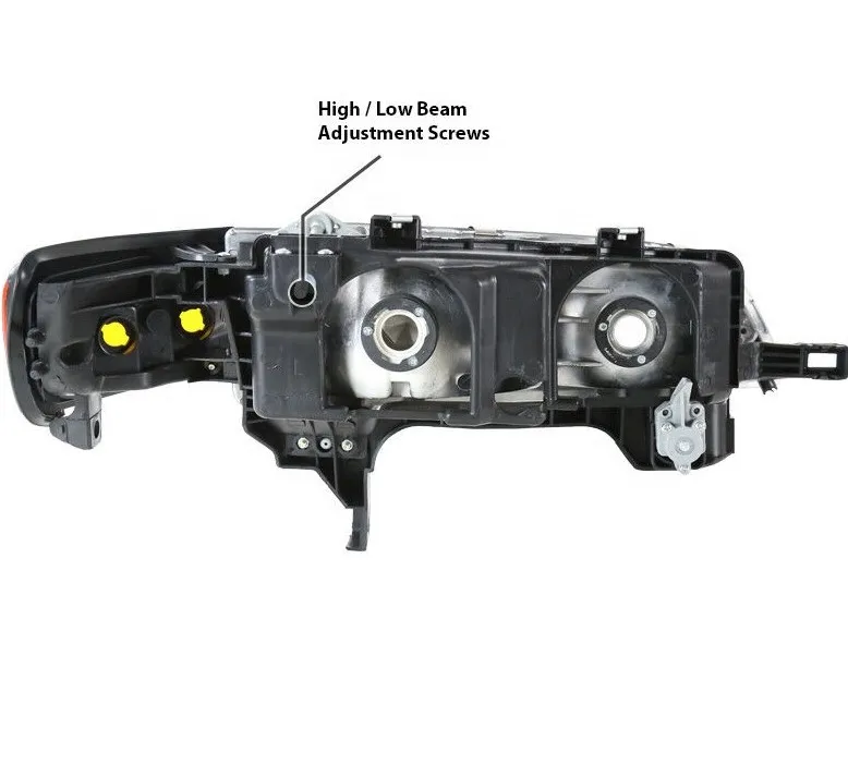 Black Headlights Auto Lighting Systems Headlamps Assembly LH+RH For Honda Accord 1994-1997 Headlight