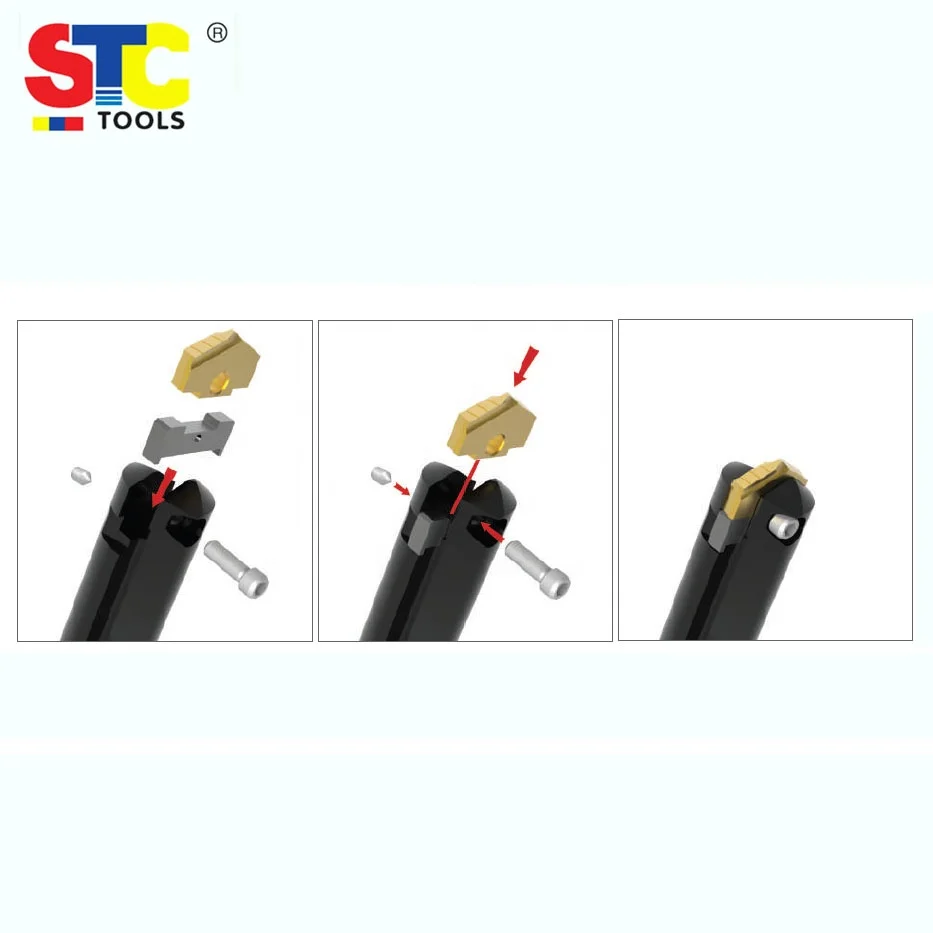 Universal series interchangeable High speed steel HSS Cobalt carbide tip Spade Drill bit Blade Insert