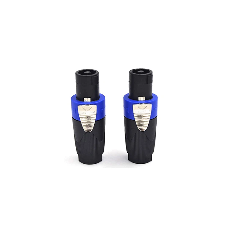 4Pin Plug Audio Cable Plug Socket Adapter Speakon XLR Male Female Connector For Microphone Or Stereo System