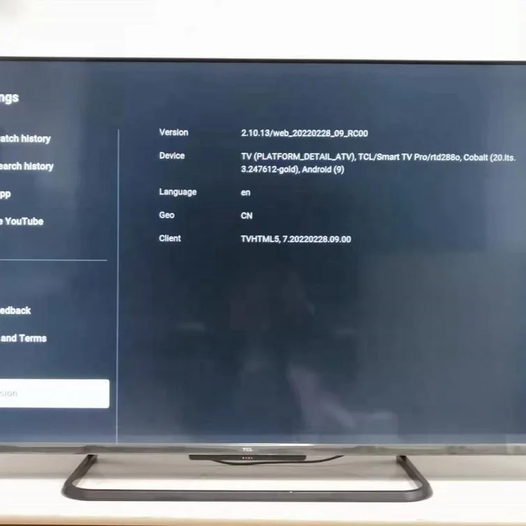TCL MODEL 55P815,4K ,ANDROID 9, 55INCH, SMART HIGH QUALITY TV ECONOMY
