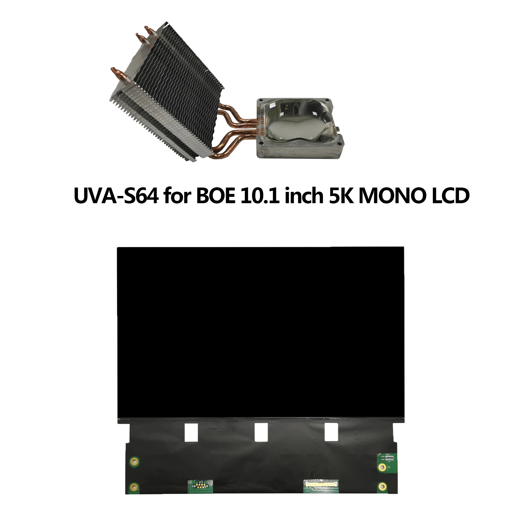 High quality BOE mipi to hdm-i  TFT IPS monochrome lcd Open cell 5K 10.1 inch monochrome lcd display