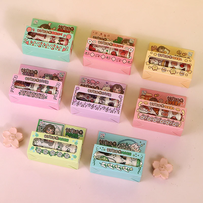 Дешевая лента SingleSide, красивая мультяшная графика, легко наклеивается