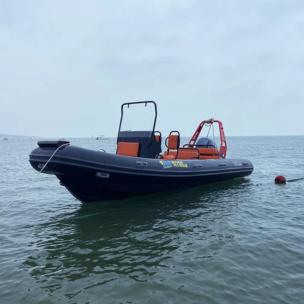 Алюминиевый корпус Роскошная РЕБЕРНАЯ лодка 620 hypalon ПВХ надувная спасательная жесткая