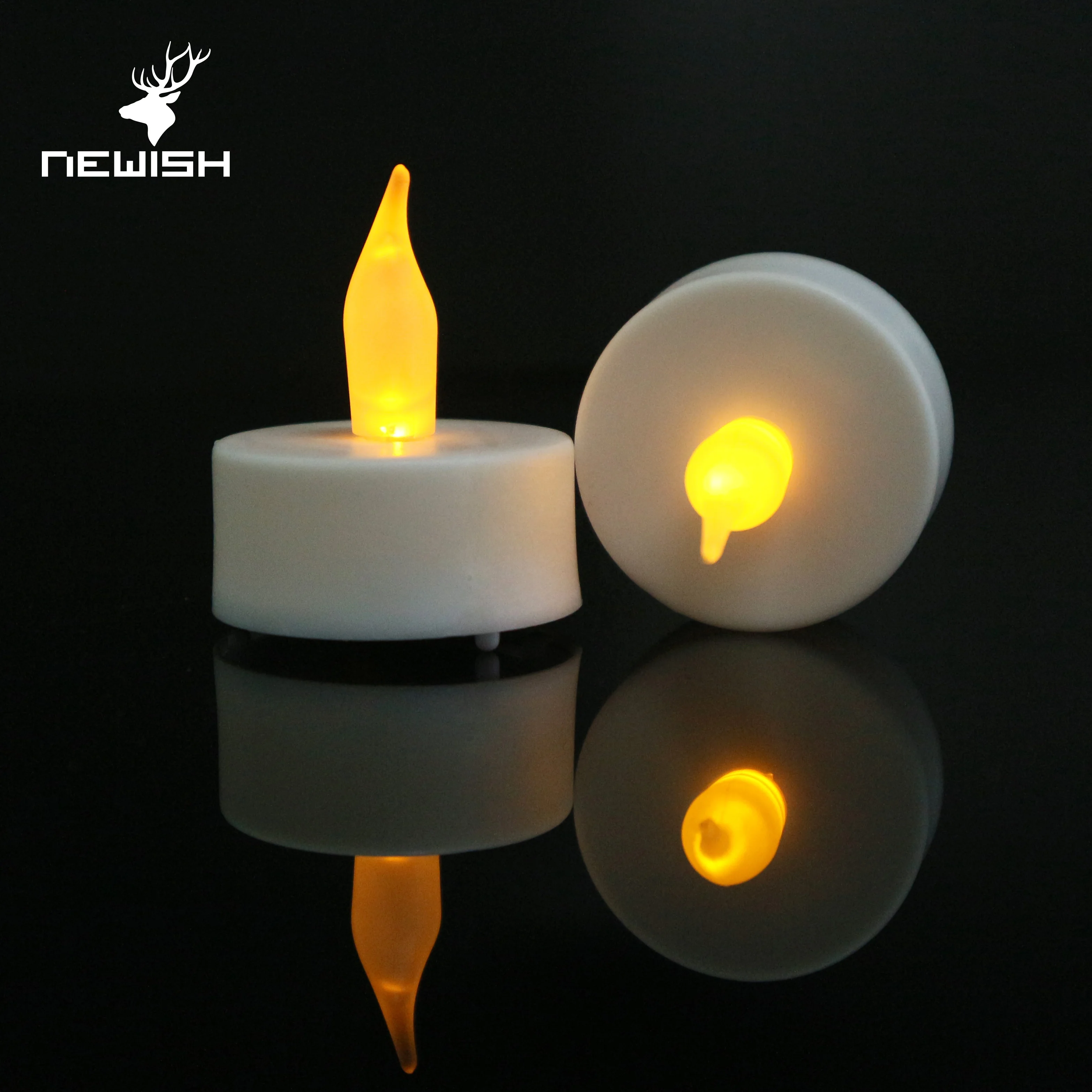 Newish Wholesale 3D Christmas House Bulk Battery Operated Electric Flameless Plastic T light Lantern Led Mini Candles Tea Light