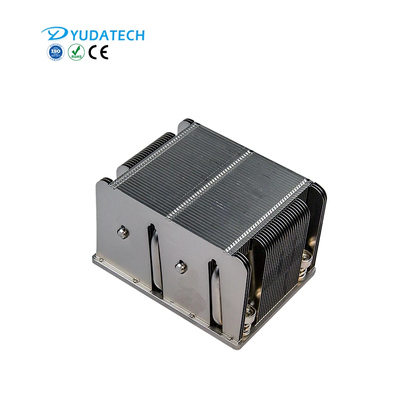 Custom cpu cooling heatsink anodization aluminum fin copper pipe module passive heat sink