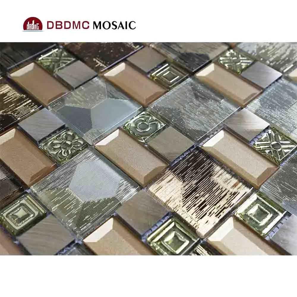 Hot sale high quality 8mm stained glass brick,glass block mosaic
