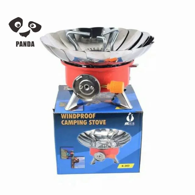 Wholesale custom gas Folding Mini Dual Fuel Camp Stove Portable Camping Gas Stove For Emergency Outdoor Equipment