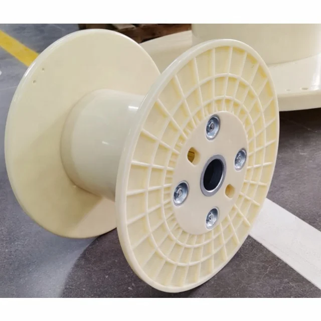 China factory supplied top quality PP ABS plastic spool reel drum bobbin for fiber optic cable production line
