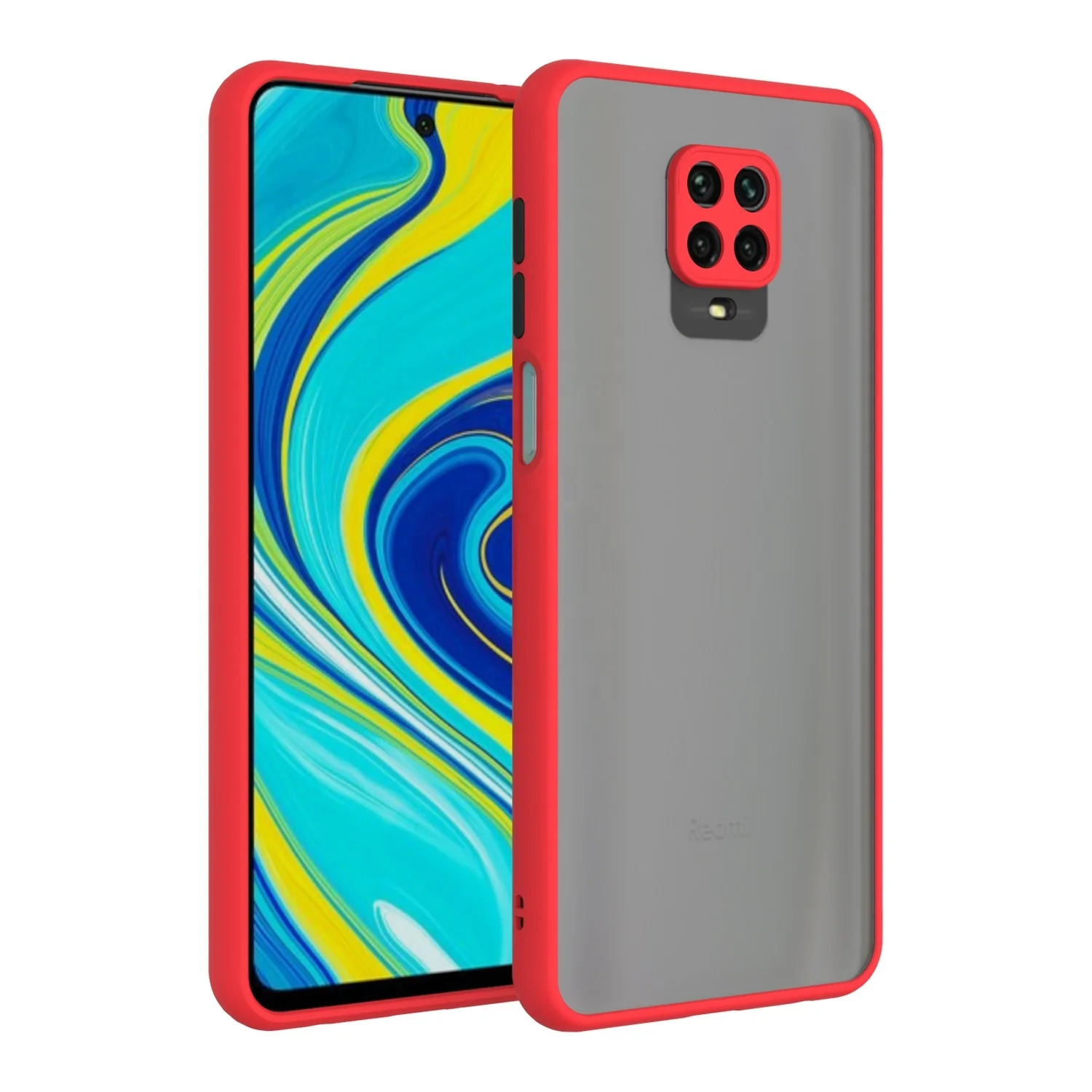 2020 Mobile Casing Smoke Matte Cellphone Cover TPU PC Kutis Phone Case for Xiaomi Poco M2 Pro Mi 10 5G Redmi Note 9 Max 9S 8 K30