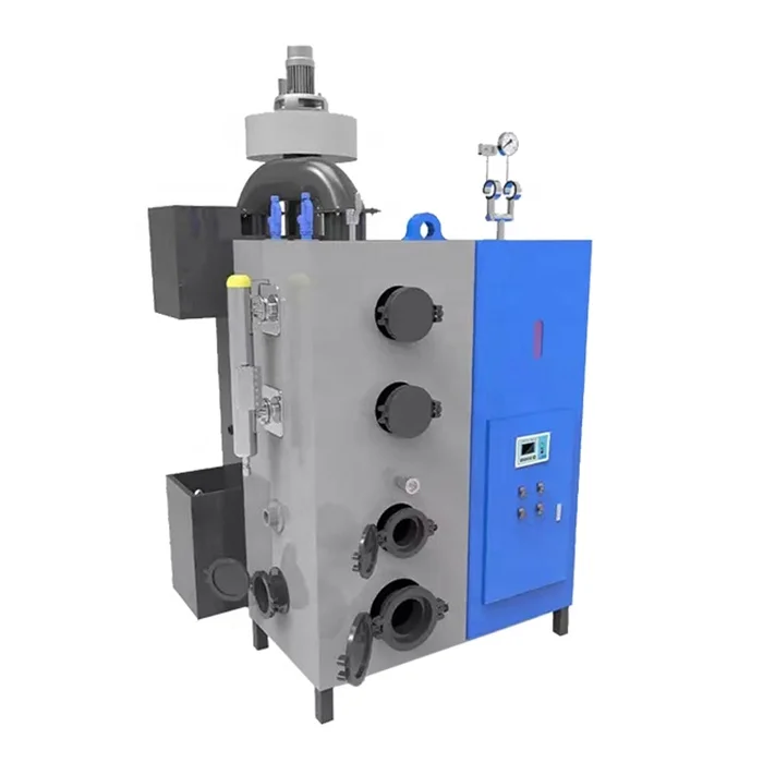 
High efficiency 0.6ton Breeding industry use Vertical Wood pellet Steam Boiler 