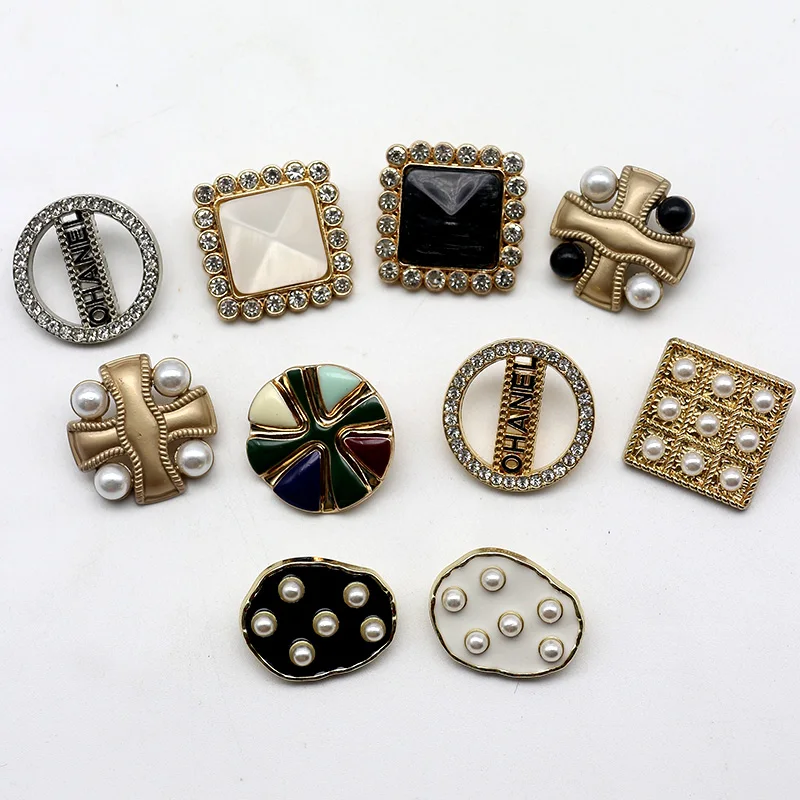 Factory direct sale jacket placket coat cuff clothes suit high-grade Zinc Alloy oil button garment & processing accessories