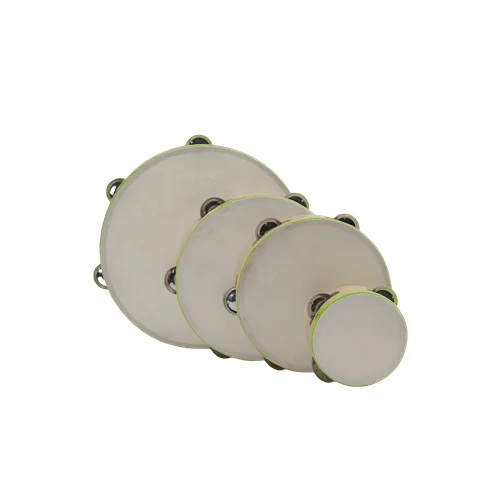 Steel Finger Jingle Tambourine For Cajons Bongos Djembes Congas Hand Drums Percussion Instrument