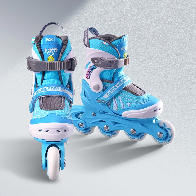 Hot Sale Full Flash PU Wheels Skate Inline Fixed Sizes Inline Skates Kids Roller Skates For Children