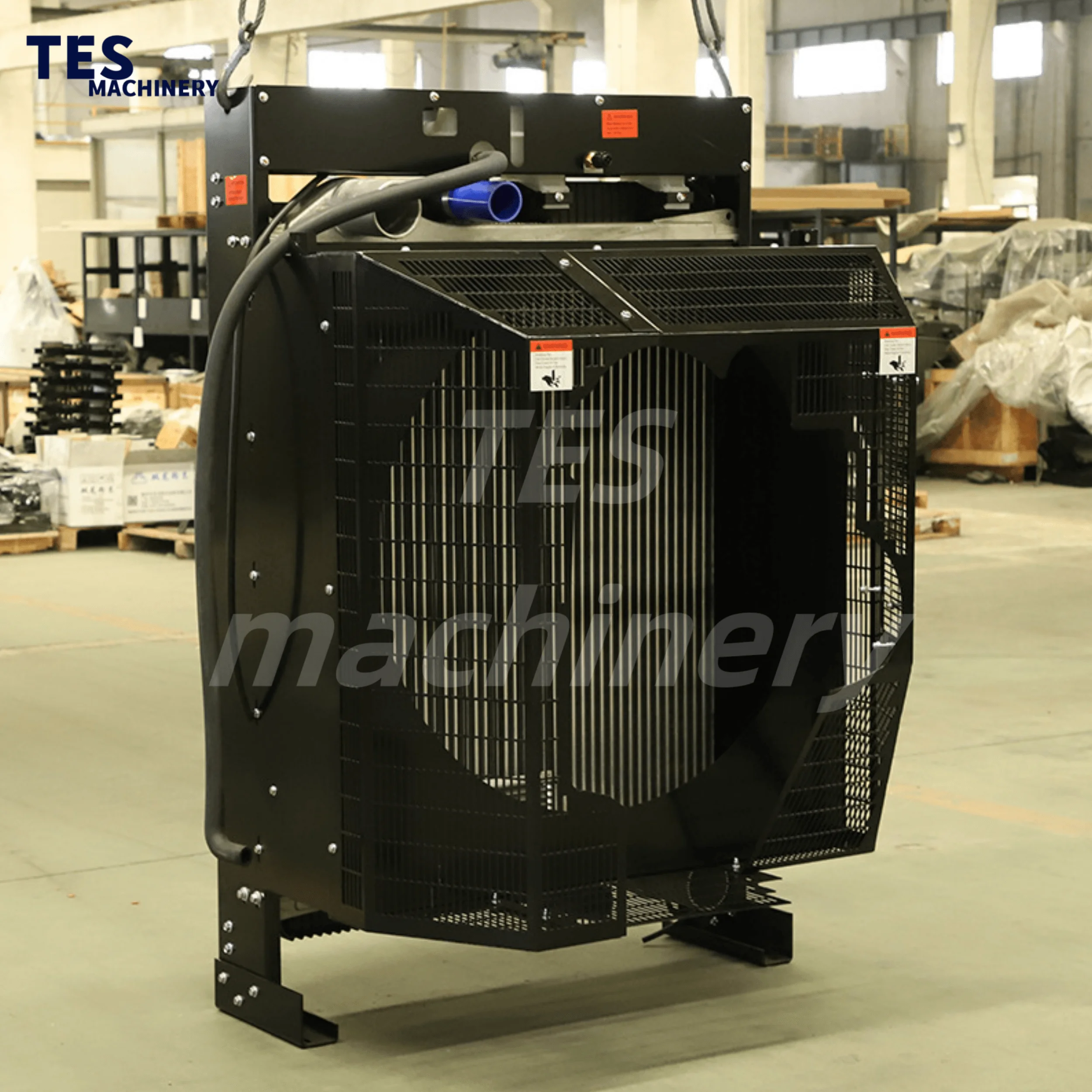 Customized industrial hydraulic oil cooler aluminum fin plate heat exchanger for Diesel generator set Cooling tank Radiator