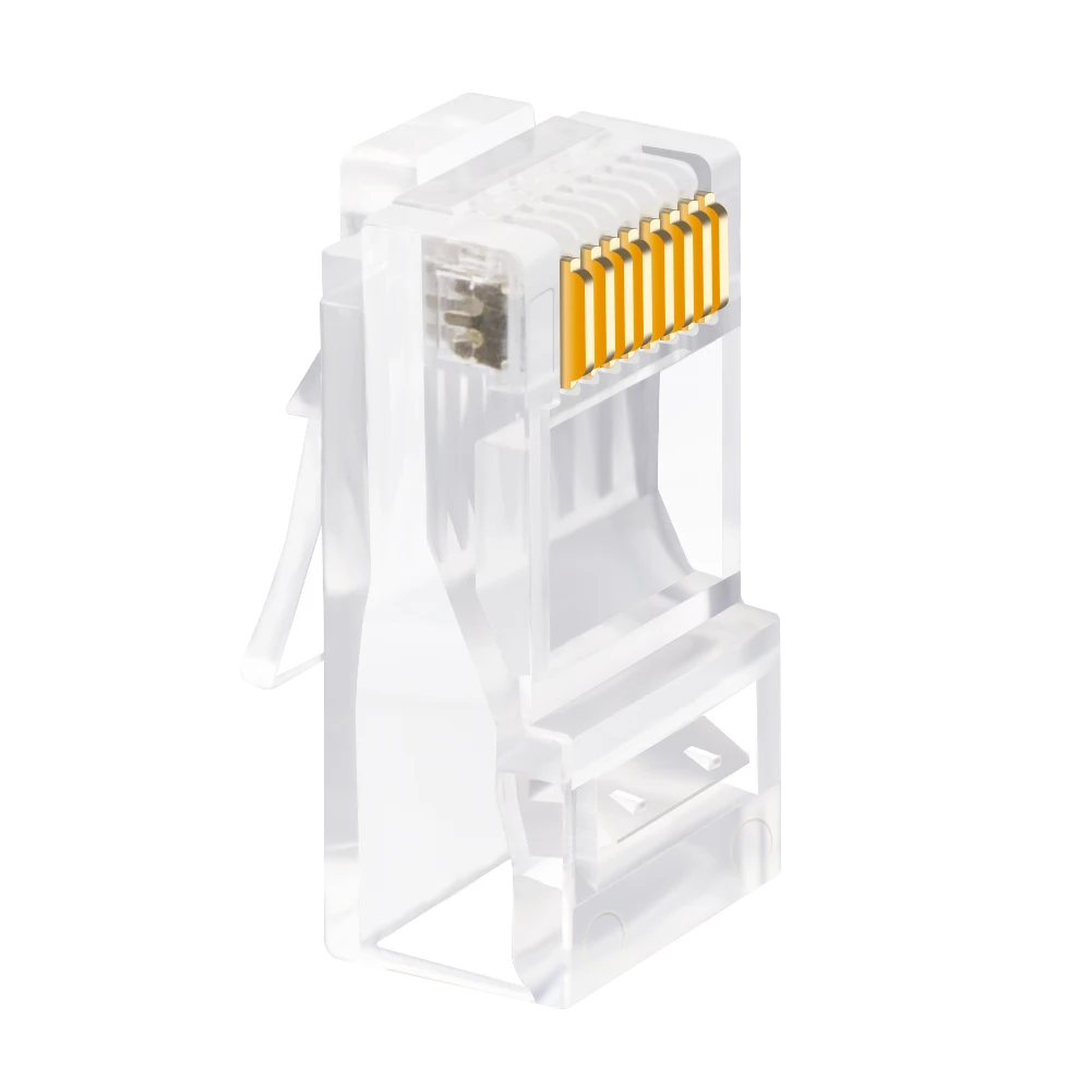 Заводская распродажа Trade Assurance 8 pin-8 ядро 8p8c utp ftp cat6 cat5 экранированный разъем