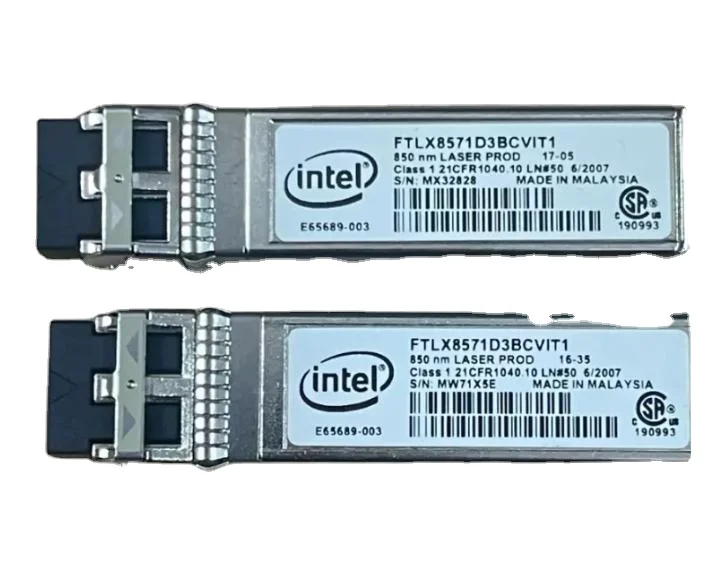 E10GSFPSR FTLX8571D3BCVIT1 10GBase-SR Лот 850nm SFP + интели 50